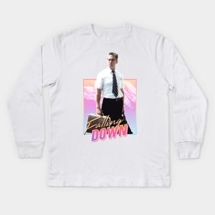 Falling Down - 80s Kids Long Sleeve T-Shirt